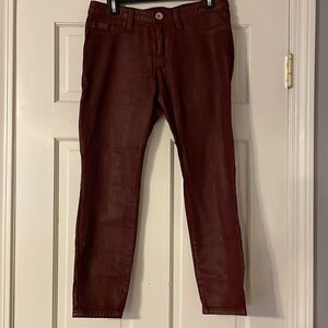Banana Republic 28P skinny burgundy jeans